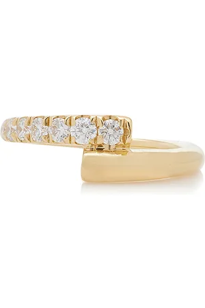 Melissa Kaye Lola 18K Yellow Diamond Pinky Ring