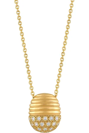 Pamela Zamore Isla 18K Yellow Diamond Necklace