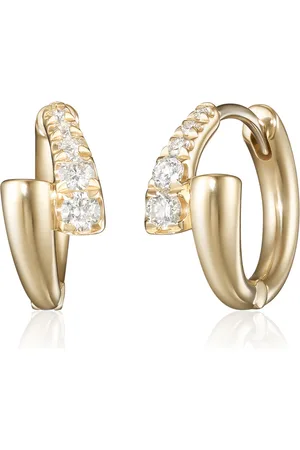 Melissa Kaye Lola 18K Yellow Diamond Earrings