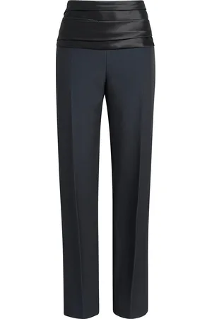 Khaite Camberly Ruched-Waist Pants