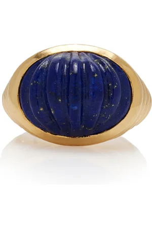 Sauer Yam 18K Yellow Gold Lapis Ring