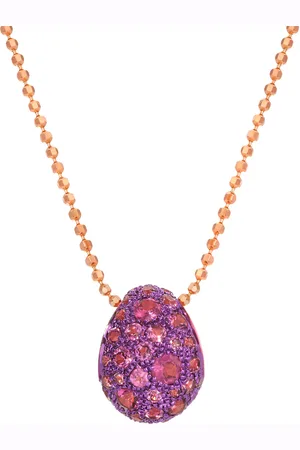 Graziela 18K Rhodolite Bahia Pendant Necklace