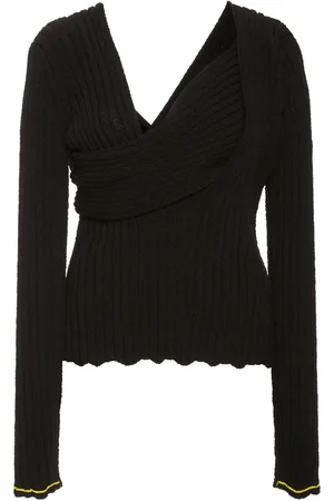 Bottega Veneta Square-Neck Boucle Shirt