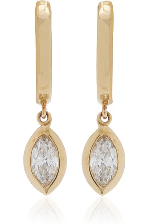 VRAI 14K Gold Lab-Grown Diamond Huggie Earrings