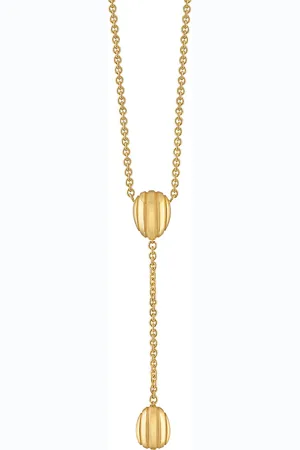 Pamela Zamore Eos 18K Yellow Lariat Necklace