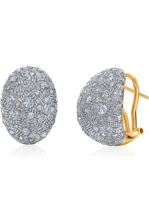 Graziela 18K Gold Diamond Bahia Earrings