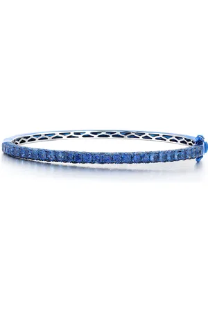 Graziela 18K White Gold; Rhodium Sapphire Bracelet