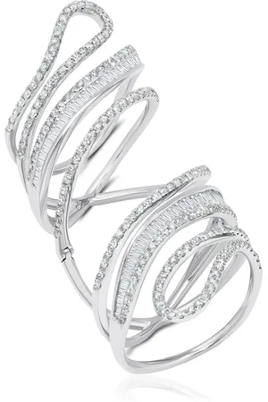 Graziela Hinged 18K Gold Diamond Paisley Ring
