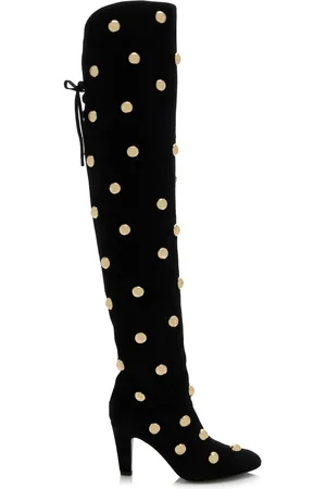 Chloé Eve Studded Leather Over-The-Knee Boots