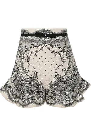 ZIMMERMANN Crush Belted Linen Shorts
