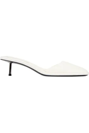 St Agni Soft Leather Square Toe Mules