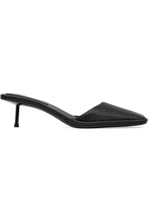 St Agni Soft Leather Square Toe Mules
