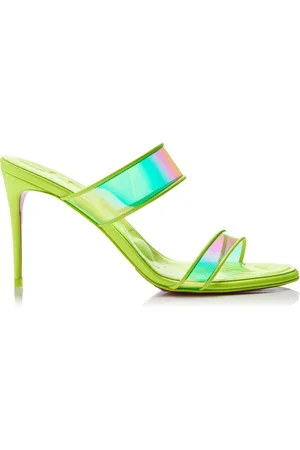 Christian Louboutin Just Loubi 85mm PVC; Patent Leather Sandals