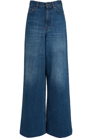 Chloé Rigid High-Rise Wide-Leg Jeans