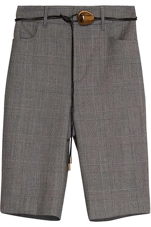 ZIMMERMANN Crush Wool-Blend Shorts