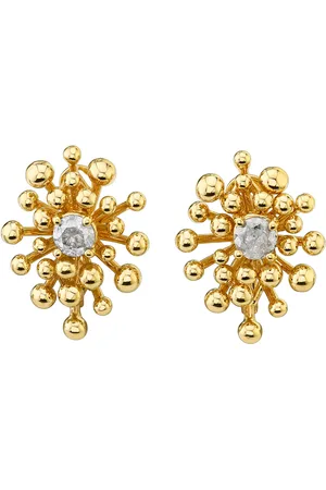 VRAM 18K Yellow Nocturne Diamond Earrings