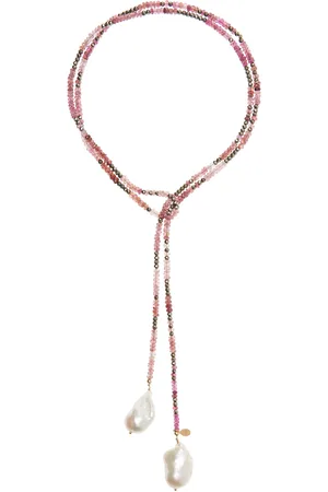 Joie DiGiovanni Tourmaline Ombre Classic Gemstone Lariat Necklace