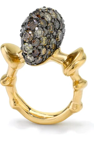 VRAM Chrona 18K Yellow And Sterling Silver Diamond Ring