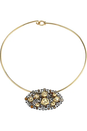 VRAM Nocturn 18K Yellow And White Diamond Necklace