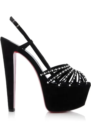 Christian Louboutin Alta 160mm Veau Velours Platform Sandals