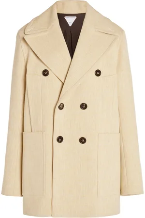 Bottega Veneta Double-Breasted Cocoon Coat