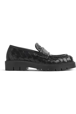 Bottega Veneta Haddock Intrecciato Leather Loafers