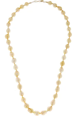 White/Space Beatrice 14K Gold Baroque Pearl Necklace