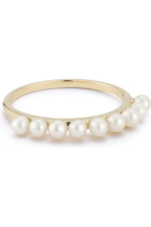 Mateo 14K Yellow Gold Diamond; Pearl Ring