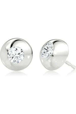 VRAI Petra & Meehan 14K Yellow Lab-Grown Diamond Stud Earrings