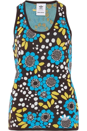 adidas Floral Knit Tank Top