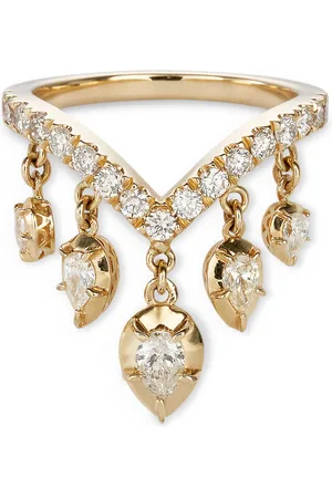 JACQUIE AICHE Sophia Diamond 14K Yellow Ring