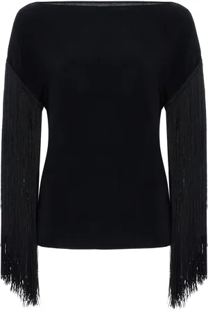 Altuzarra May Fringed Knit Top