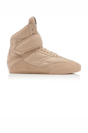 Chloé High-Top Leather Sneakers