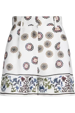 Silvia Tcherassi Arenit High-Rise Linen Shorts