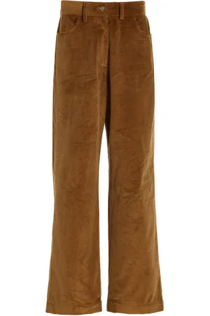 Dagmar Organic Cotton Corduroy Wide-Leg Pants