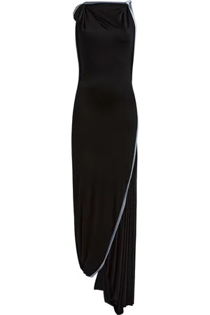 Victoria Beckham Layered Jersey Maxi Dress