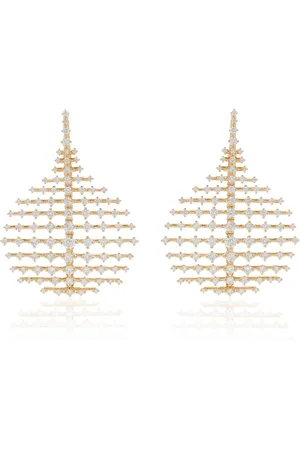Fernando Jorge Small Disco 18K Diamond Earrings