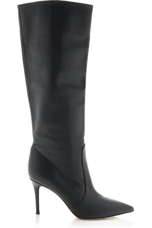 Gianvito Rossi Hansen Leather Knee Boots