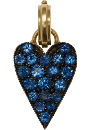 Sylva & Cie 18K Yellow Gold Sapphire Pendant