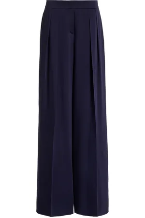 Michael Kors Pleated Satin Wide-Leg Pants