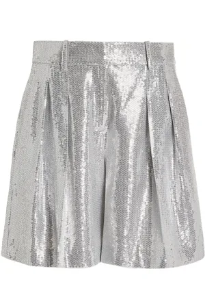 Michael Kors Pleated Sequin Shorts