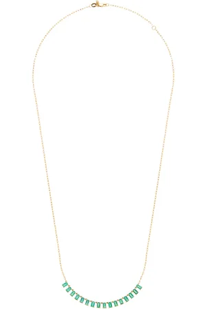 Ila Cleo 14K Yellow Gold Emerald Necklace