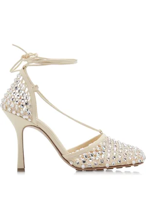 Bottega Veneta Stretch Crystal Sandals
