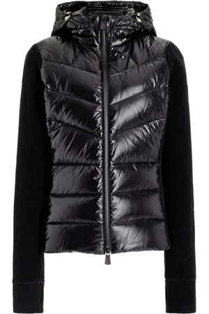 Moncler Down Fleece Hooded Cardigan