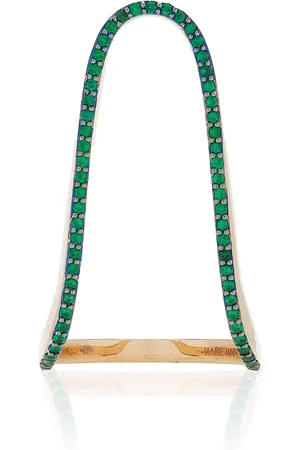 Marie Mas 18K White Gold Emerald Ring