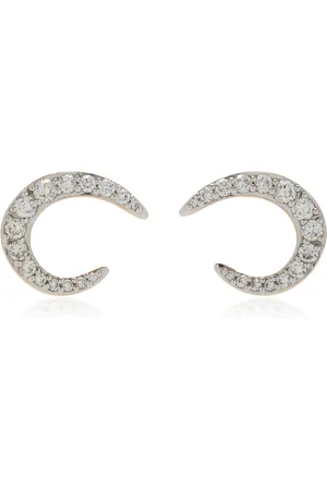 Marie Mas Radiant 18K Rose Gold Diamond Hoop Earrings