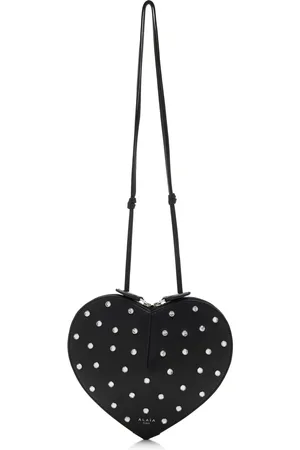 Alaïa Le Coeur Studded Leather Crossbody Bag