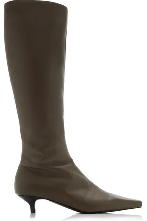 Totême The Slim Leather Knee Boots