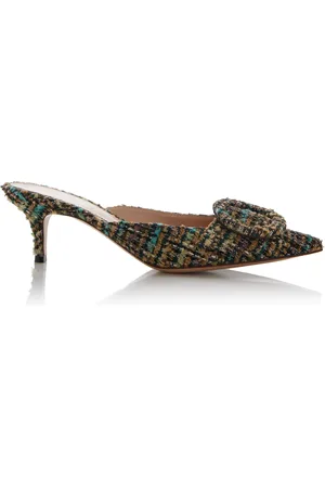 Gianvito Rossi Portofino Buckled Bucle Mules