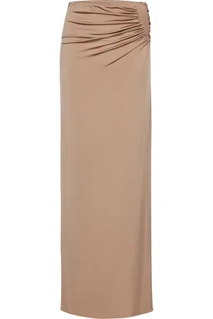 MAGDA BUTRYM Ruched Cutout Maxi Skirt